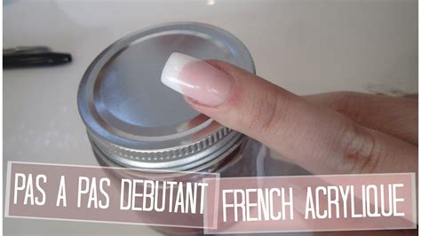 TUTO Pas-à-pas pour DEBUTANT French en Acrylique sur Chablon | Melissa Easy Nails