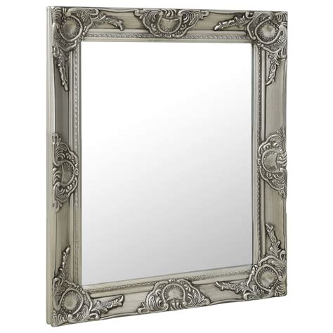 Miroir mural style baroque 50x60 cm Argenté | Leroy Merlin