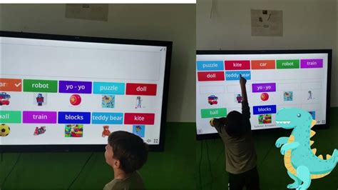 Wordwall game with toys vocabulary