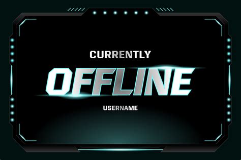 Currently Offline Banner Template 7641799 Vector Art at Vecteezy
