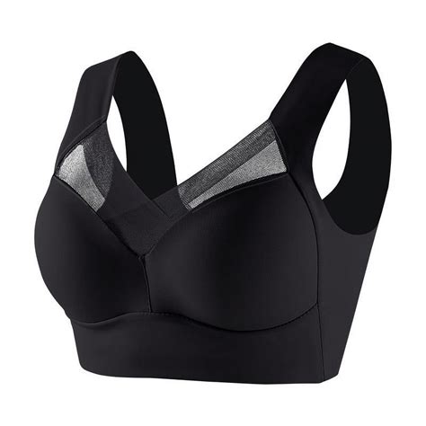 Snoarin Plus Size Bras for Women, Full Cup, Seamless, Push Up, Wireless ...