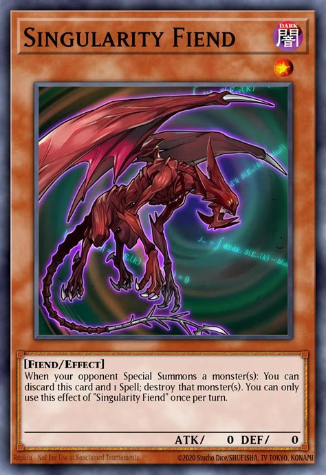 Singularity Fiend - Yu-Gi-Oh! Card Database - YGOPRODeck