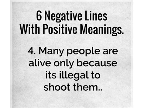 Negative lines with positive meaning | PPTX
