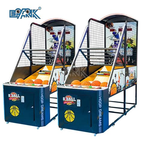 Indoor Coin Operated Hoop Dreams Street Basketball Arcade Game Machine ...