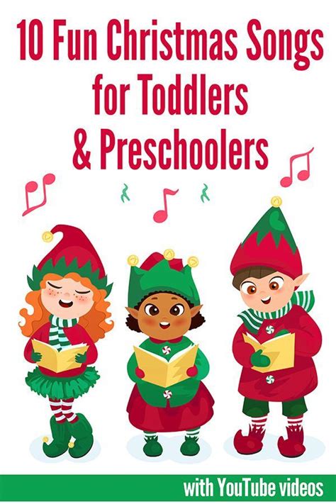 10 Fun Christmas Songs for Toddlers & Preschoolers | Christmas songs ...