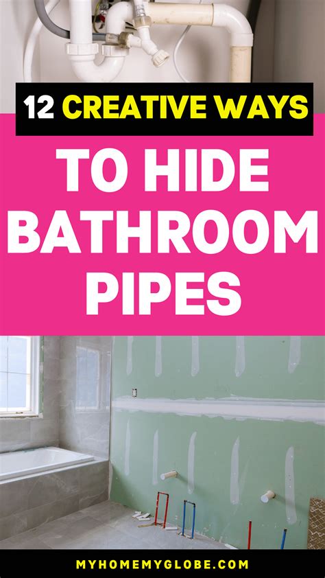 12 ways to cover up pipes in the bathroom – Artofit