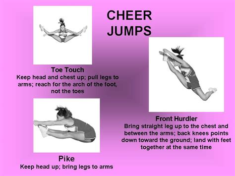 Cheerleading: Jumps