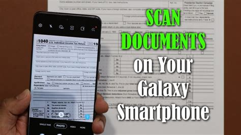 Powerful Built-In DOCUMENT SCANNER for all Samsung Galaxy Smartphones (Note 20, S20, Note 10, etc)