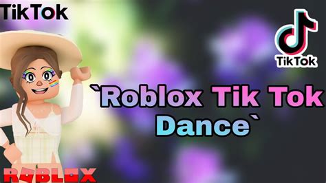 Roblox Tik Tok Dance's ||Trend Tik Tok Dance - YouTube