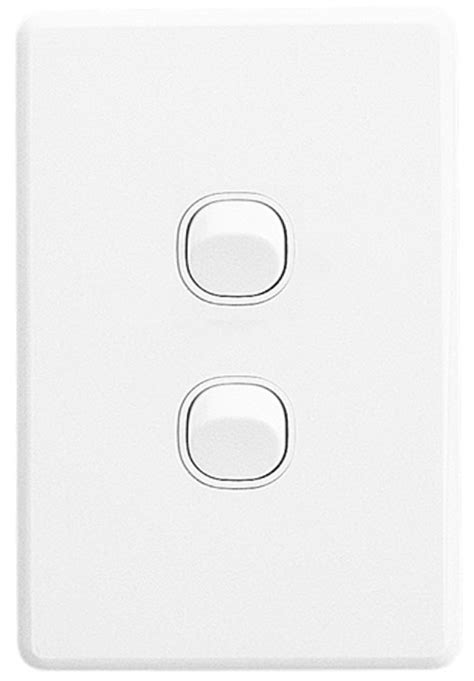 Clipsal C2032VA 2 Gang Light Switch Classic Series