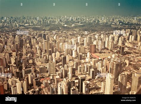 Brazil, Sao Paulo, Aerial view of city Stock Photo - Alamy