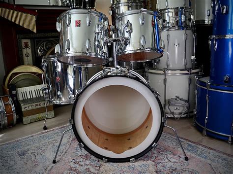 Premier Projector / Elite 4-Piece Drum Kit in Chrome - | Reverb