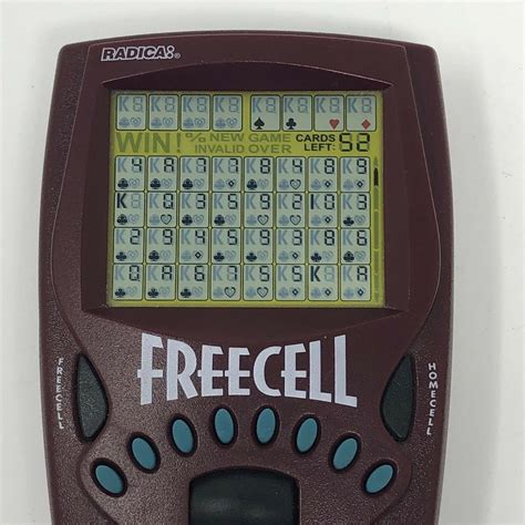 1999 Radica Freecell Solitaire Electronic Handheld Game Tested w ...