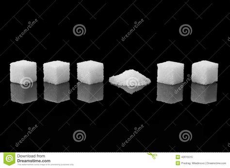 Crashed sugar cube stock image. Image of stack, granulated - 42615515