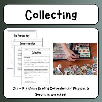 Collecting Hobby: Reading Comprehension Passages & Questions Worksheets