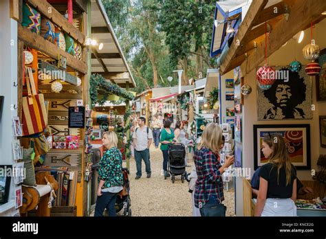 Laguna Beach, DEC 10: Many beautiful art show in Sawdust Art winter ...