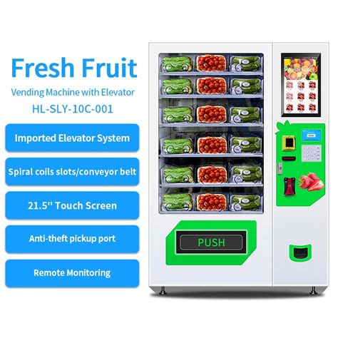 Self-service Healthy Fresh Food Vending Machine Eggs Salad Cakes Sell ...
