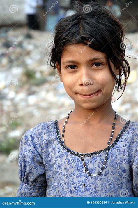 Dhaka, Bangladesh: a Young Girl in the Streets of Dhaka Editorial Stock ...