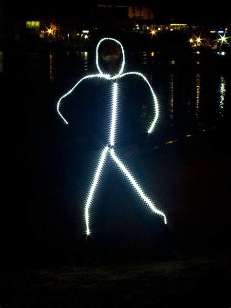 LED Light up Stick Figure Suit by Glowyzoey. the Original LED | Etsy