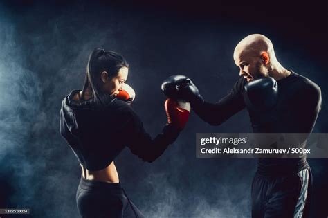 Female Boxers Having A Fight In The Ring Photo - Getty Images