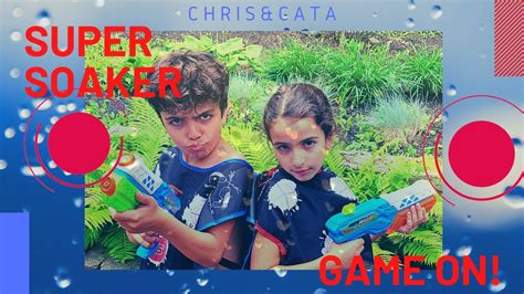 Squirt Gun War! Ready, Aim, FIRE! Super Soaker Water Gun Challenge ...