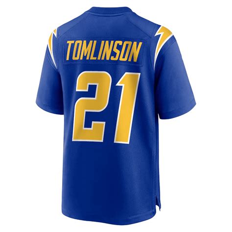 Chargers Football Shirt LaDainian Tomlinson#21 Sports Team Game Fans ...