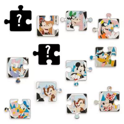 Disney Store Mickey and Friends Puzzle Limited Edition Mystery Pin ...