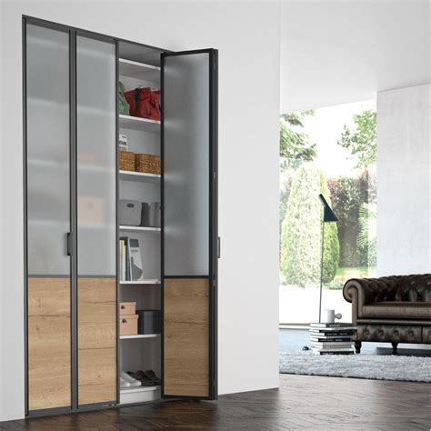 Porte de placard pliante sur-mesure ILIKO Loft de 40 à 60 cm | Leroy ...