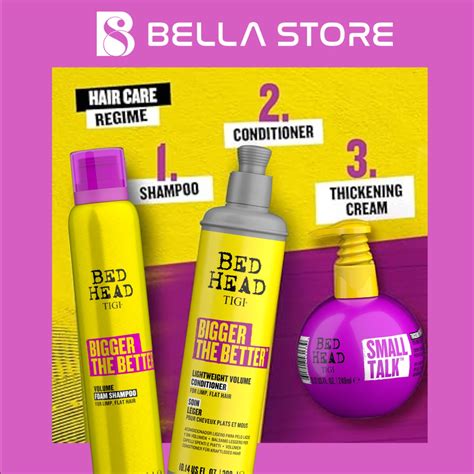 BIGGER THE BETTER ACONDICIONADOR LIGERO 400ML – BED HEAD TIGI – Bella Store