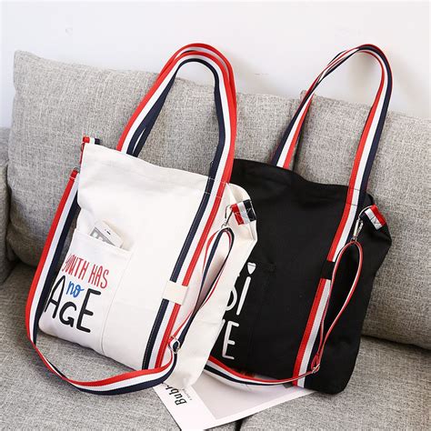 Korea Fashion College/School Student Women Tote Bag / Shoulder Bag ...