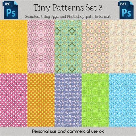 Free Tiny Patterns Set 3 by HGGraphicDesigns on DeviantArt