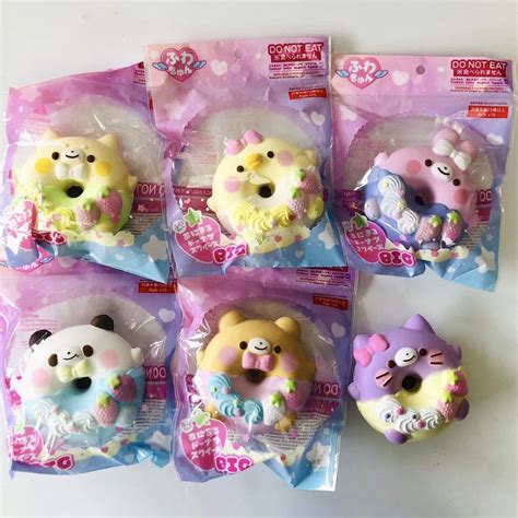 Licensed squishy animal donut squishies super cute and rare ...