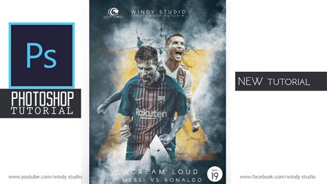 Photoshop Tutorial- Football Poster Design Tutorial