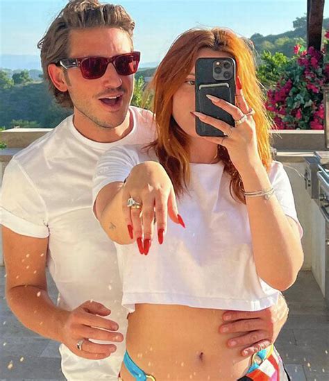 Bella Thorne, 25, gets engaged to producer boyfriend, 44, after nine ...