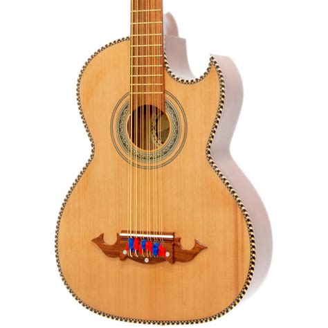Paracho Elite Guitars Victoria-P 12 String Acoustic-Electric Bajo Sexto ...