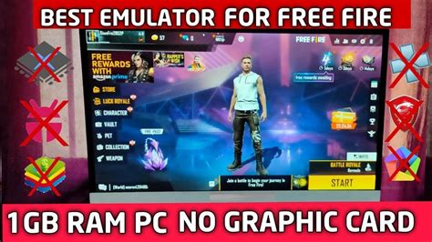 (NEW)BEST EMULATOR FOR FREE FIRE LOW END PC - 1GB RAM NO GRAPHICS CARD - NO LAG ( 2021 )