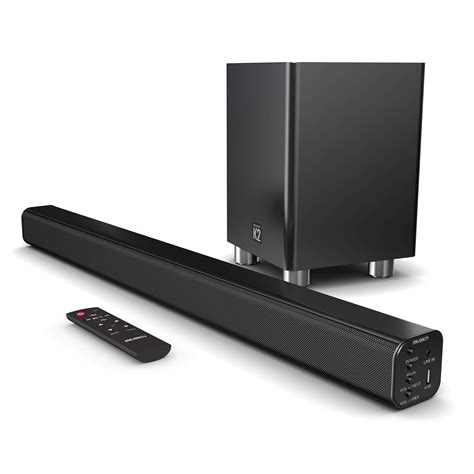 Majority K2 Soundbar mit Subwoofer | leistungsstarke 2.1-Kanal-Stereo ...