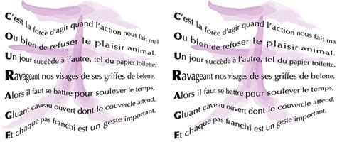 Des acrostiches sur… ACROSTICHES