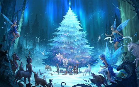 Christmas Fairy Wallpapers - Top Free Christmas Fairy Backgrounds ...