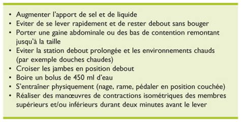 Hypotension orthostatique : à quoi penser et que faire