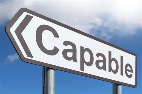 Capable - Free of Charge Creative Commons Highway Sign image