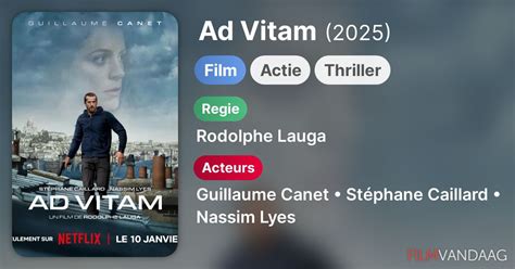 Alle acteurs in Ad Vitam (film, 2025) - FilmVandaag.nl