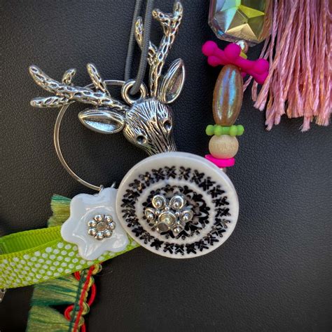 Collier Sautoir Pop Vert et Rose Fuchsia - Alex Hackett