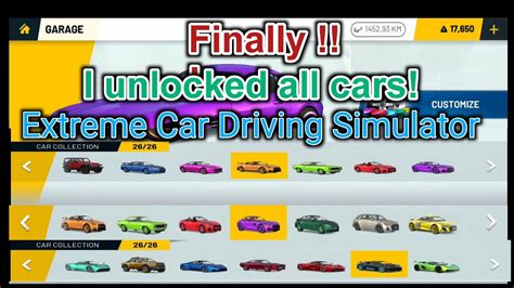 Finally!! All Cars Unlocked in Extreme Car Driving Simulator 2022 ...