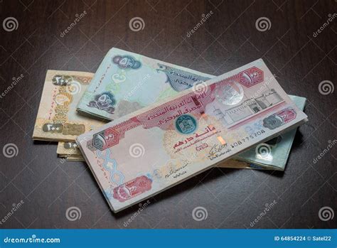 UAE Dirham currency notes stock photo. Image of currency - 64854224