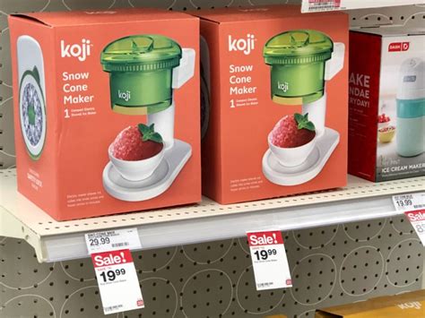 Up to 50% Off Koji Snow Cone & Waffle Cone Makers at Target