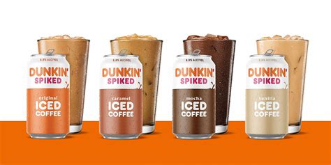Dunkin' Launches Spiked Iced Coffee and Iced Tea Drinks
