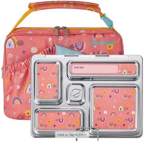 PlanetBox Rover Stainless Lunch Box Kit with Magnets and Carrying Case ...
