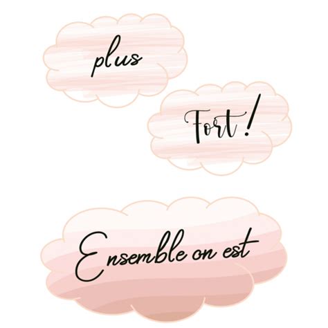 Affiche ensemble on est plus fort