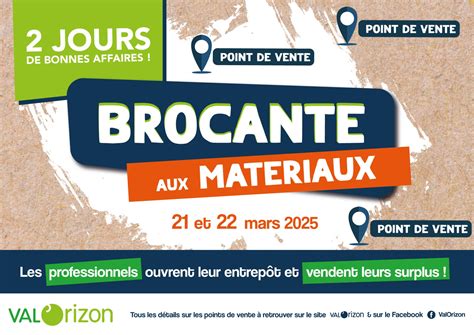 BROCANTE AUX MATERIAUX